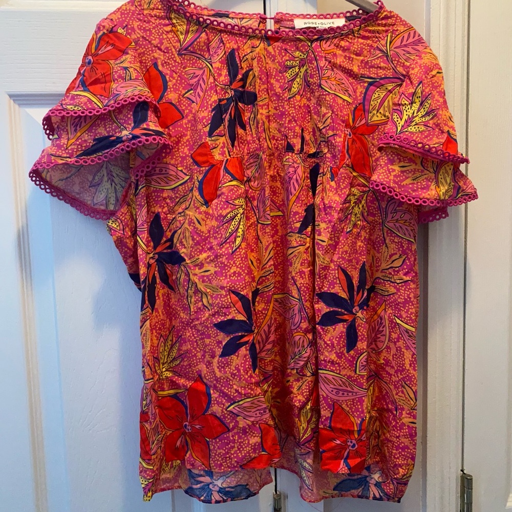 Floral Multicolor Women's Top